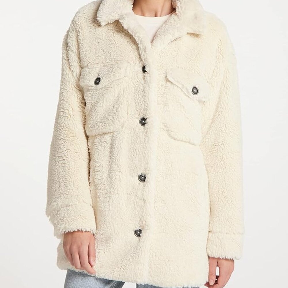 Cozy Teddy Jacket Size S